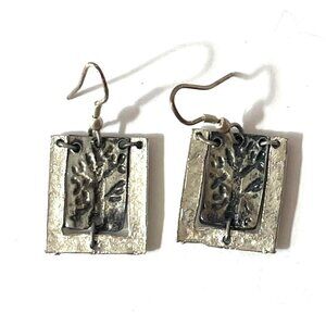 Tree Of Life Dangle Drop Hook Earrings Afterlife Divine Timeless Classic Casual